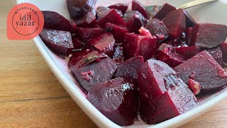 Fırında Pancar Tarifi Her Yemeğin Yanında Yapabilirsiniz