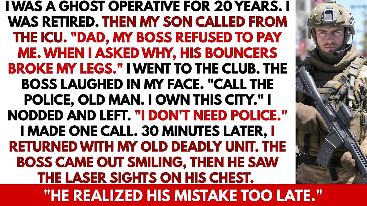 My Son's Boss Had Him Beat For Asking For His Salary—I Showed Up With My Old Deadly Unit.