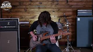 Suhr Modern Satin Flame Charcoal Burst