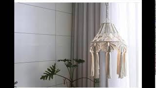 Macrame Hand Woven Chandelier