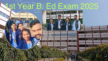 1st Year B. Ed Final Exam 2025 #trending #youtube #viral #viralvideo #video #vlog #study #motivation