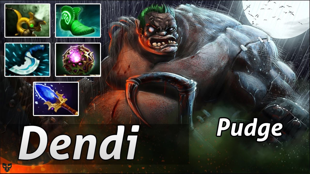 Dendi Pudge Pro Hook 7k MMR Epic Gameplay Dota 2