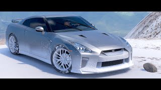 2017 NISSAN GTR(R35) /WİNTER /FORZA HORİZON 5/STEERİNGWHEELGAMEPLAY #forzahorizone5 #automobile #fyp screenshot 2