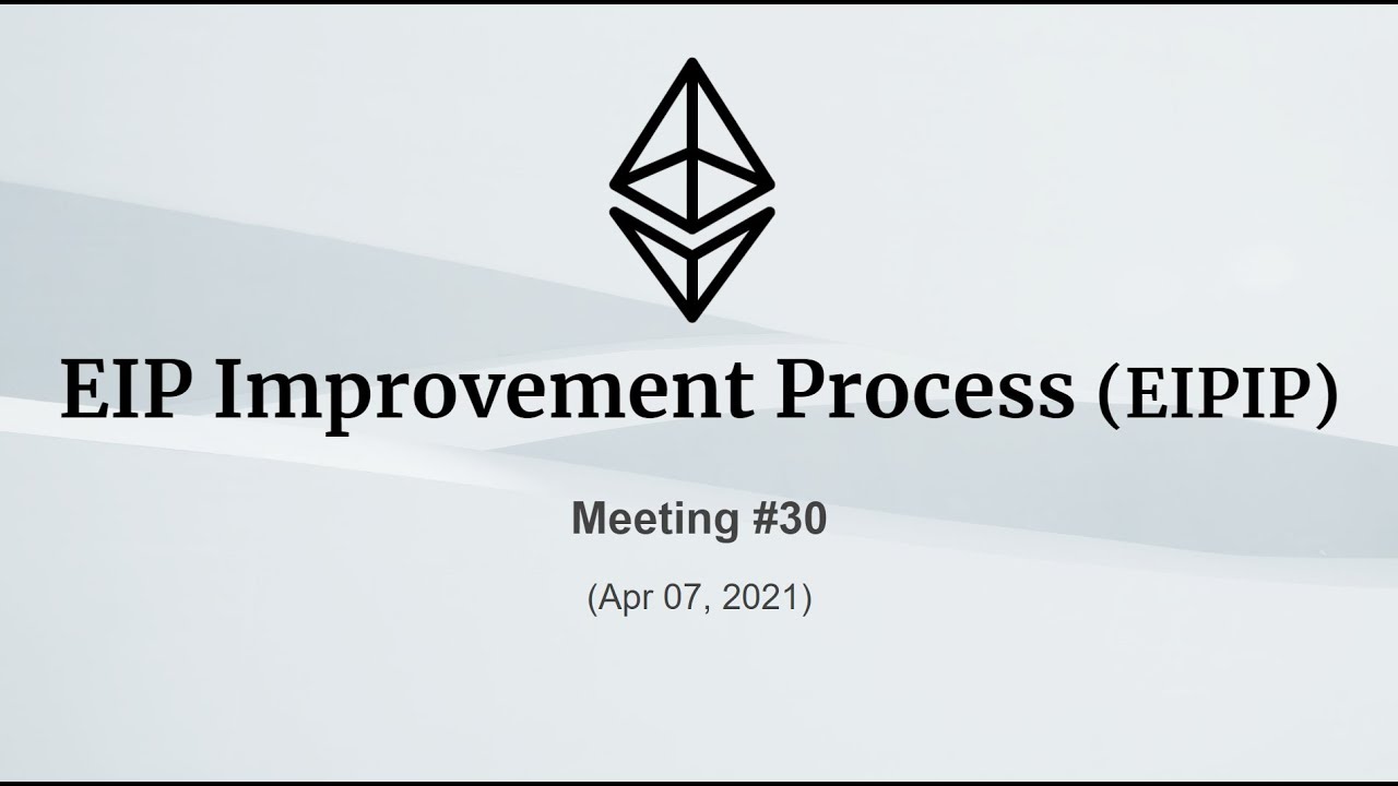 EIPIP meeting #30