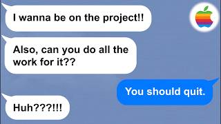【Apple】My friend tries to walk on to a big project at work without being qualified at all for it