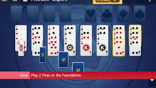 Microsoft Solitaire Collection: FreeCell - Expert - April 18, 2020 screenshot 5