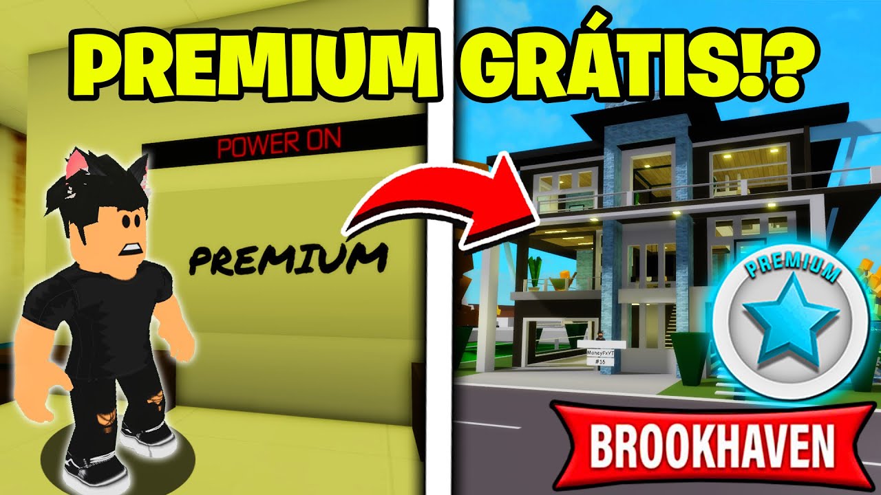 VAZOU!* ESTE CODIGO VAI FAZER VOCÊ GANHAR PREMIUM GRÁTIS NO BROOKHAVEN RP!!  (Roblox) 