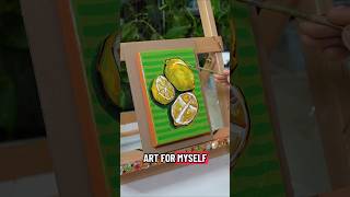 Lemons inspired by tangerines #acrylicpainting #artprocess #paintingprocess #art #artist #lemon
