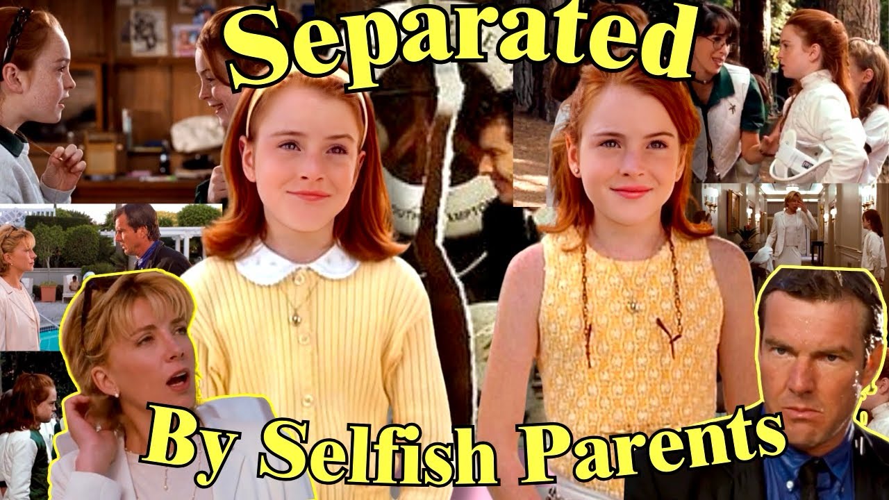 Who thought it was a good idea to split up twins ?? a messy Disney classic… The Parent Trap