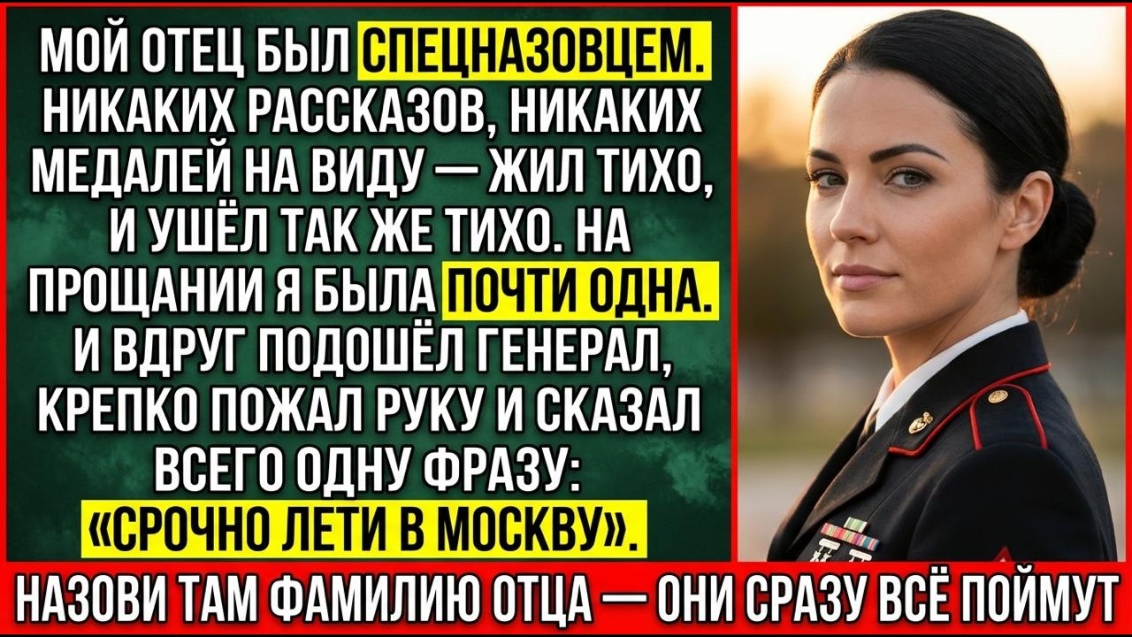 Я Думала, Что Отец-Спецназовец Живёт На Пенсию — Пока Генерал Не Сказал: «Срочно Лети В Москву»