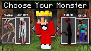 Thumbnail for Minecraft, But You Can CHOOSE YOUR MONSTER!