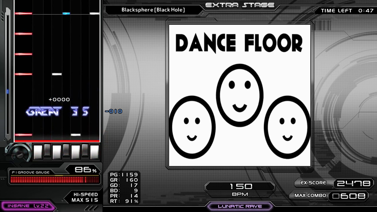Lunatic Rave 2: Blacksphere [Black Hole] ★20 ⊰Hard Clear⊱ - YouTube