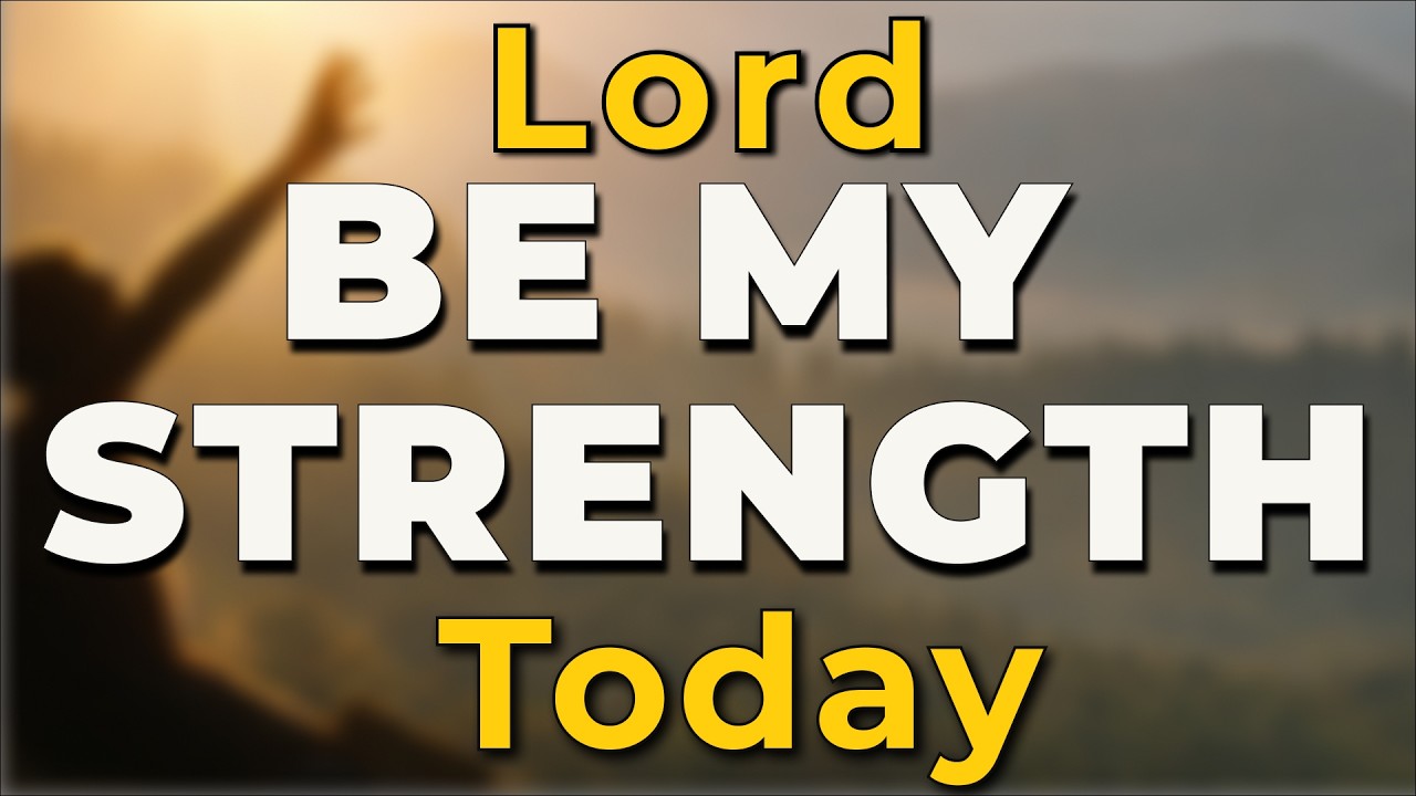 Morning Prayer Before Your Day Begins | Lord Be My Strength and Shield, Cover Me in Your Peace Today