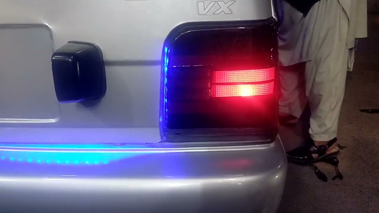 Mehran car back light modified