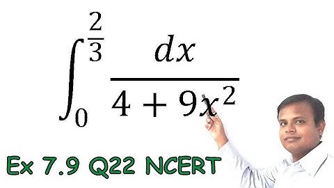 Integrals Exercise 7.9 Q22 NCERT Class XII | IIT JEE