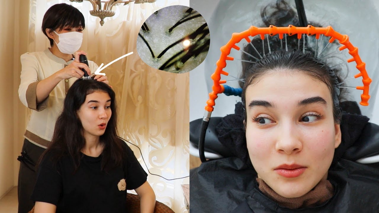 ASMR I got my scalp cleaned in Japan, Soft Spoken (3hours)