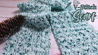 How To Crochet The Easiest Scarf Ever (2 Row Repeat!)