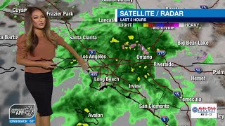 RAIN RADAR : Tracking SoCal RAIN, Atmospheric River, Orographic Lift Weather Today!