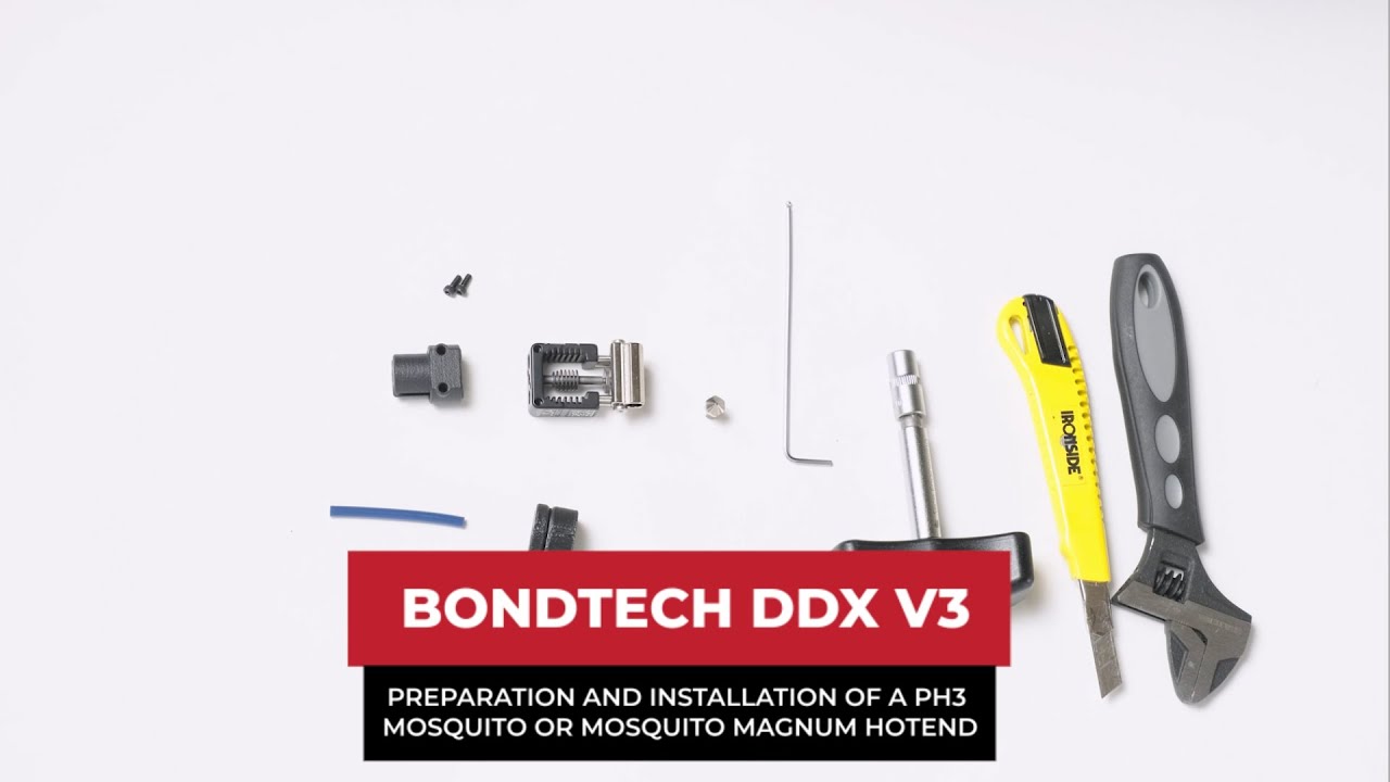 How To Install A PH3 Mosquito Hotend on DDX v3