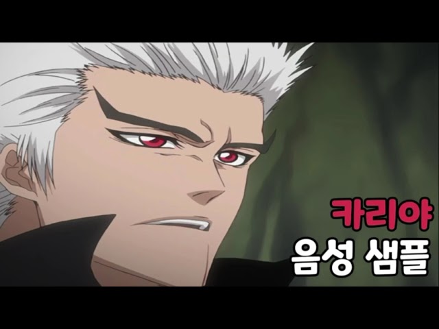 [성우 음성 샘플] 블리치 '카리야 진' 음성 (CV. 김기철)