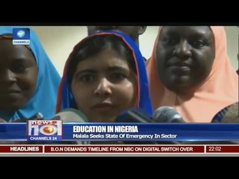 Malala Seeks State Of Emergency In Nigeria's Education Sector