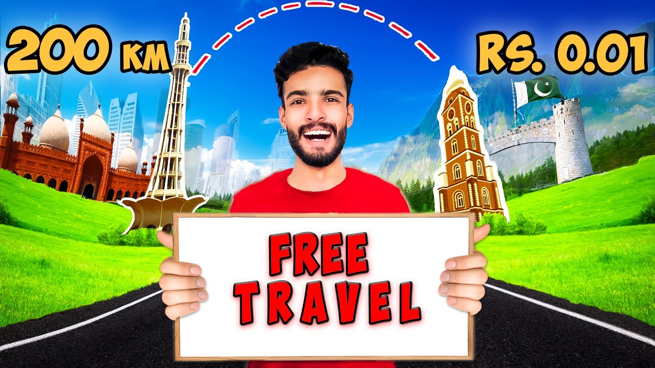 I Travelled with no money | Free Lahore Tour Challenge !