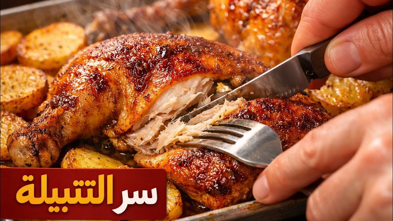 صينية دجاج بالبطاطا في الفرن.. سر التتبيلة 
