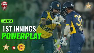 1st Innings Powerplay | Pakistan vs Sri Lanka | Match 01 | T20I Series 2026 | PCB | MZQ1K screenshot 4