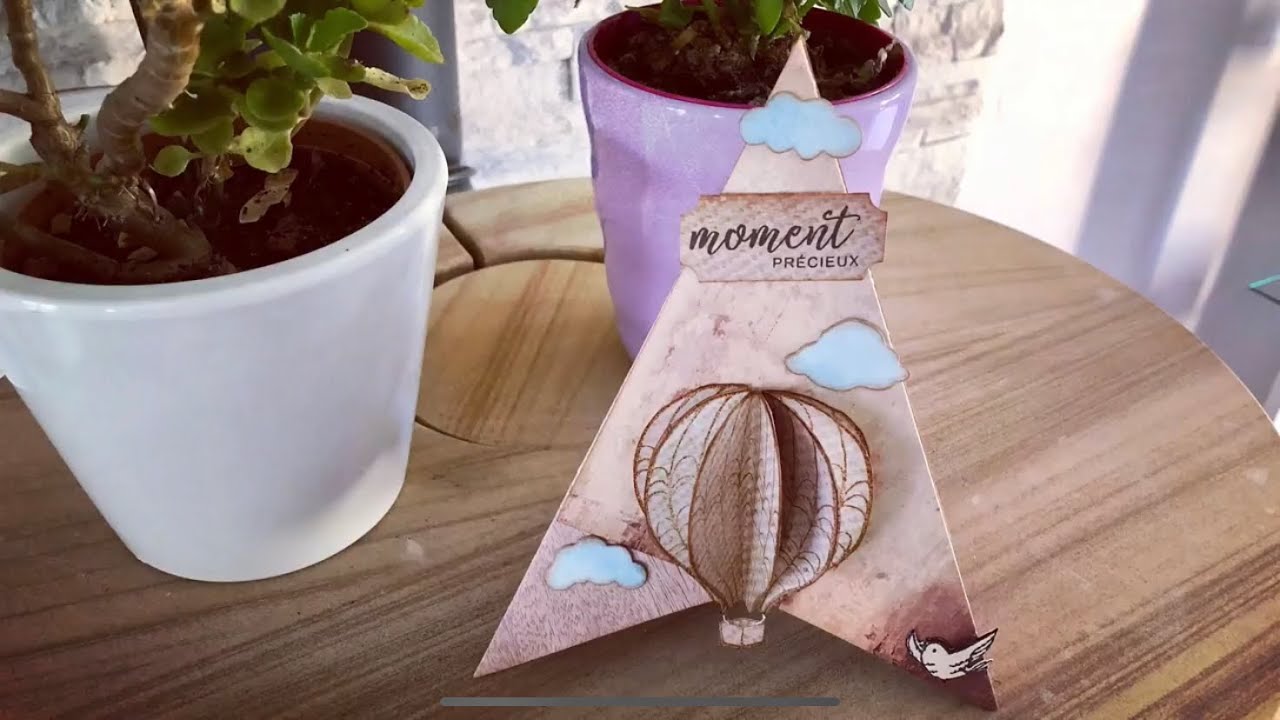 Tuto carte pyramide vintage