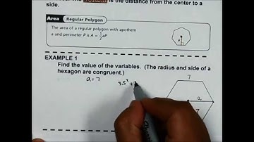 11.3 Area of Regular Polygons