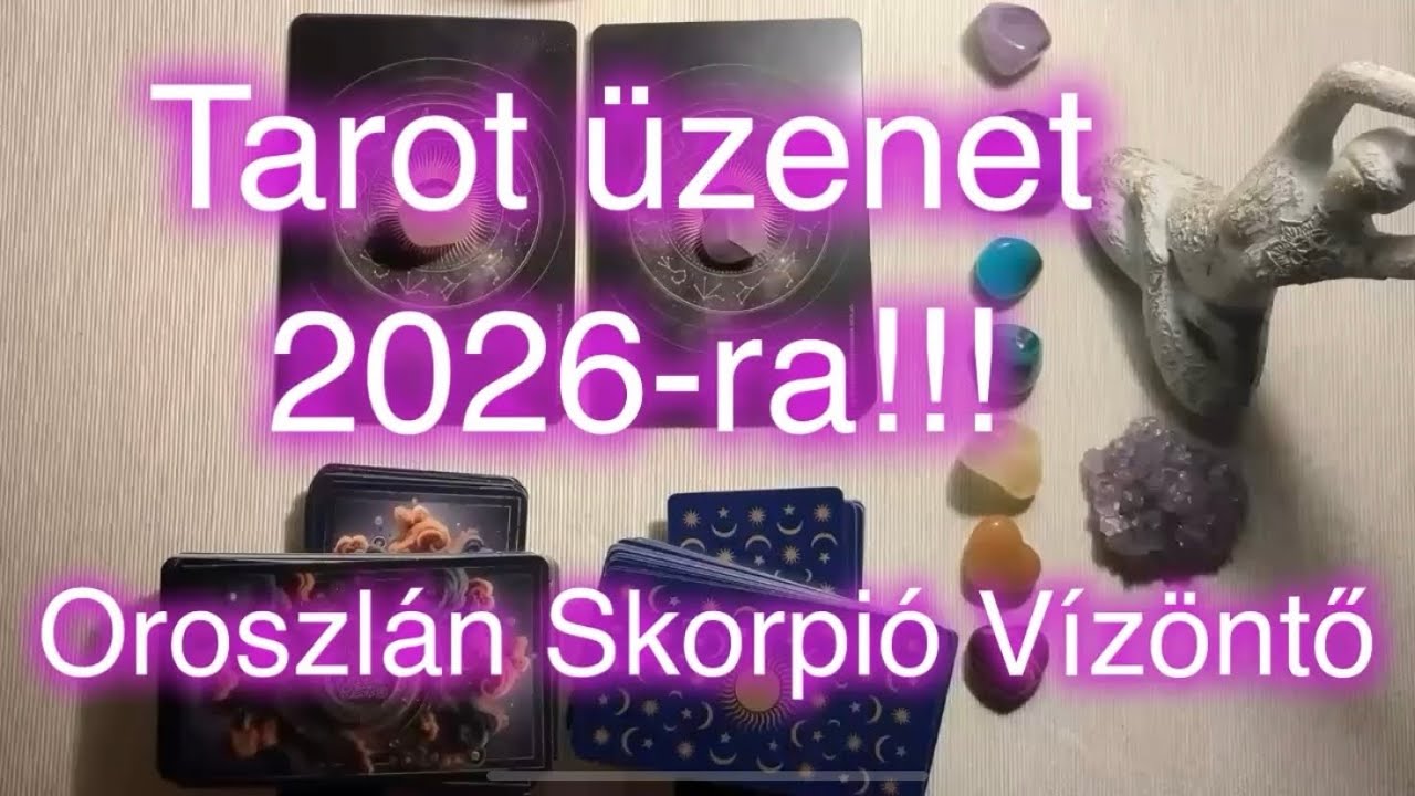 2026🍀💖Oroszlán💜Skorpió💜Vízöntő💜