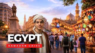🇪🇬 CAIRO During Ramadan: Downtown to Khan el Khalili Evening Market |4K