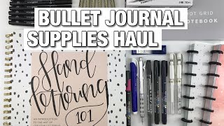 Bullet Journaling Supplies HAUL! | At Home With Quita