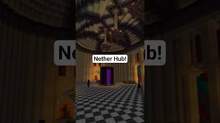 Building My New Nether Hub! #minecraft #gaming #forever #minecraftbuilding #minecraftsurvival