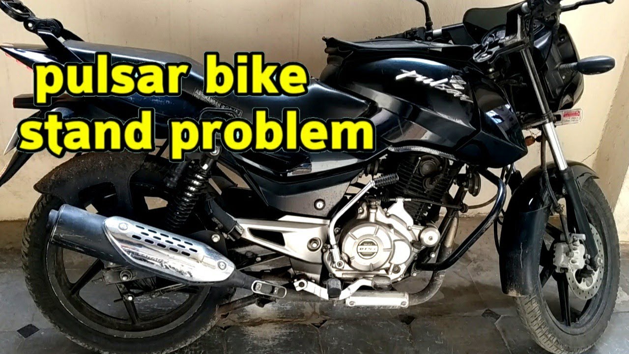 Pulsar bike stand touching speed breakers problem YouTube