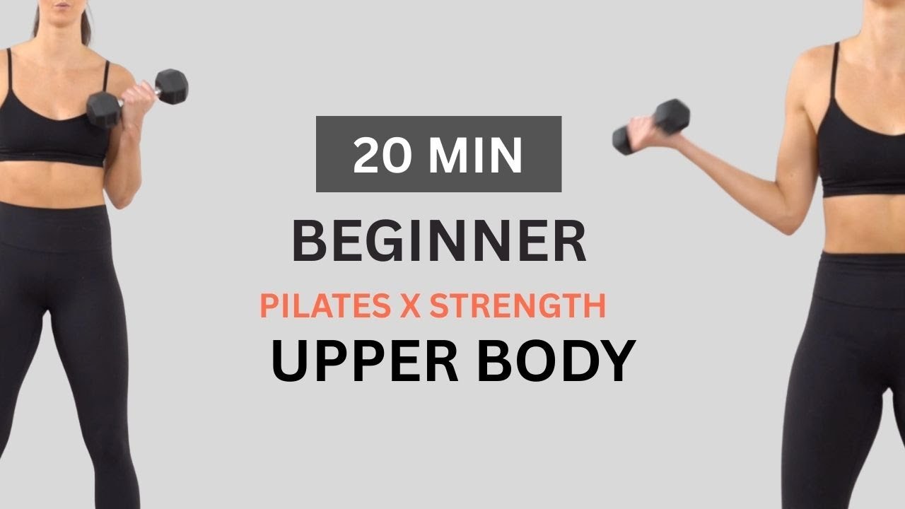 20 MIN TONED ARMS + SHOULDER Workout With Weights - Upper Body Dumbbell ...
