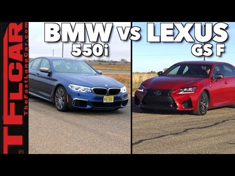 Which Car Is Faster: 2018 BMW 550i xDrive or Lexus GS F?
