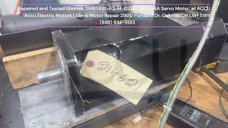 Repaired and Tested Glentek GMB5681-62-M-02200112-254A Servo Motor , at ACCU