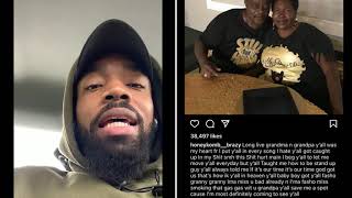 HoneyKomb Brazy responds to grandparents getting killed “allegedly” by opps! RIP 🙏🏽