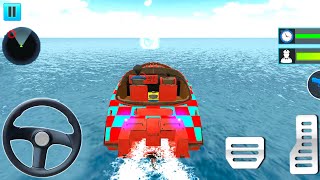 Police speed boat gangster chase - Speed boat simulator gameplay – Android Gameplay screenshot 5