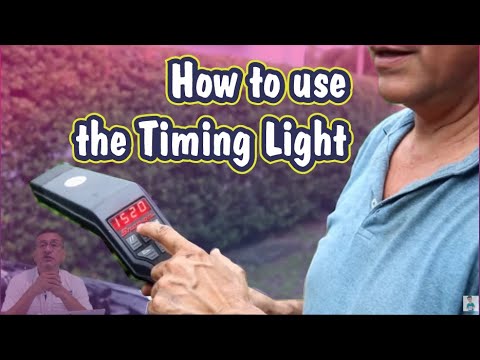 How to use the Timing Light