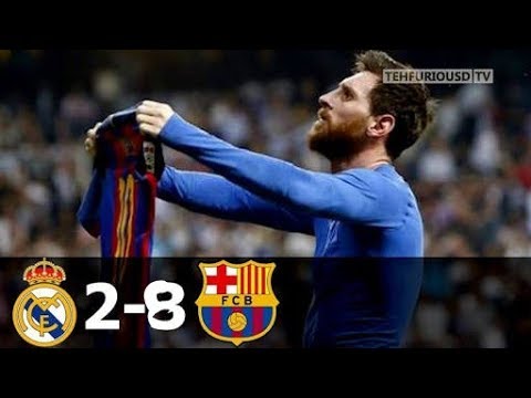 بارسلونا مقابل رئال مادرید 8 2