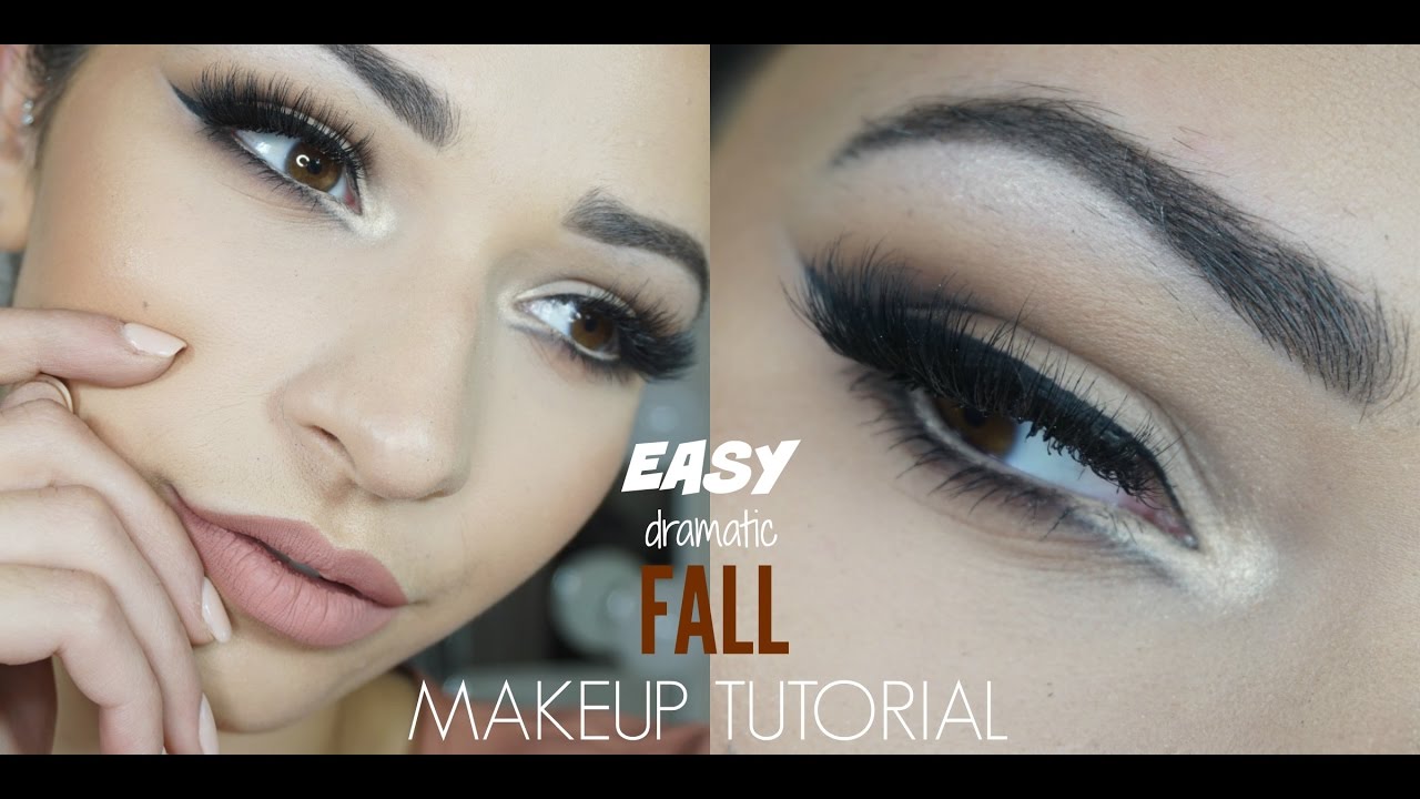 Easy Dramatic Fall Makeup | Michelle Antico