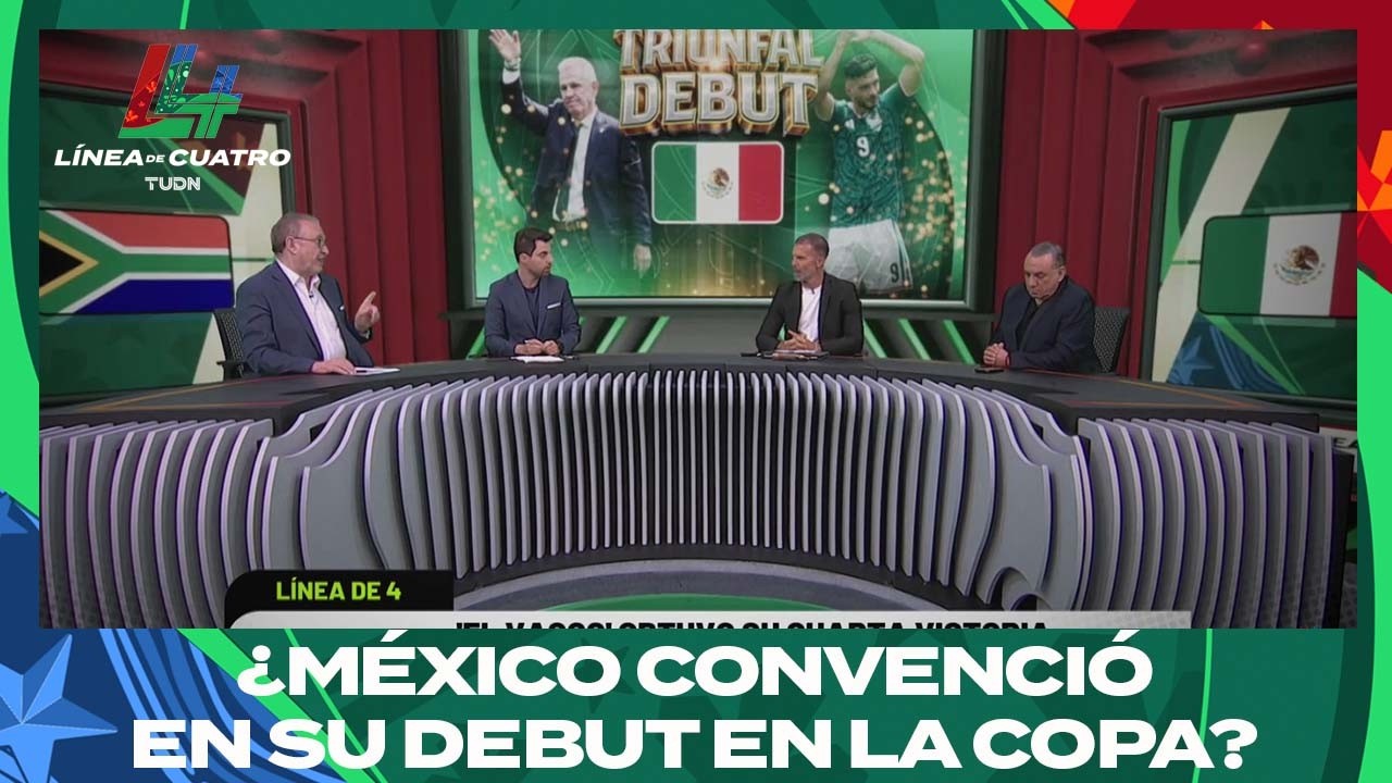 ¡TRIUNFO DEL TRI! México ganó en su debut, pero dejó dudas en su fútbol | Línea de 4