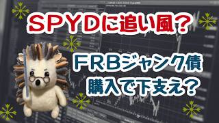 【米国高配当ETF】SPYDに朗報？FRBジャンク債購入へ！【BND,LQDも恩恵】