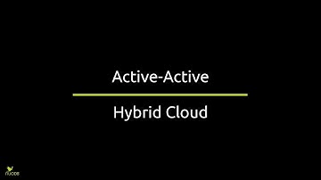 NuoDB Demo: Active-Active & Hybrid Cloud