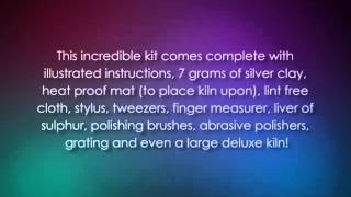 PMC 3 Silver Pot Starter Kit with Kiln, Silver Clay and Jewelry Making Tools