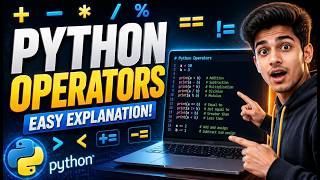 👉 Python Operators Made EASY! 🔥 | Complete Guide with Examples | Hindi