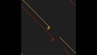 Two Langton's ants interacting on a torus.