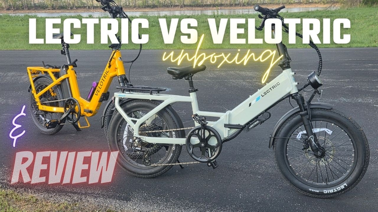 Lectric XP4 vs Velotric Fold 1 Plus | Best folding E-bikes | Unboxing
